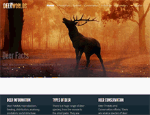 Tablet Screenshot of deerworlds.com